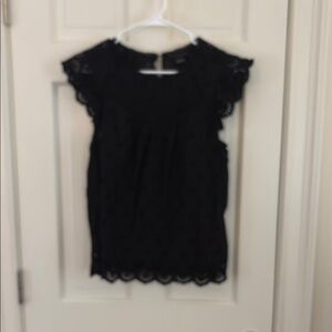 Sanctuary Black Lace Blouse